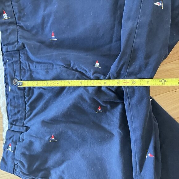 VTG Polo Ralph Lauren Embroidered Chino Shorts sz 36 Nautical Preppy Ivy League - Picture 9 of 9